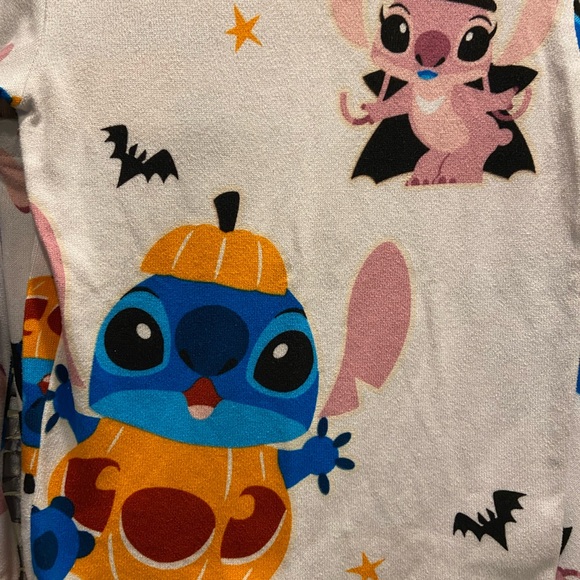 Kids Halloween Stitch Pajama Set with Stitch print Size 8 - Picture 4 of 6